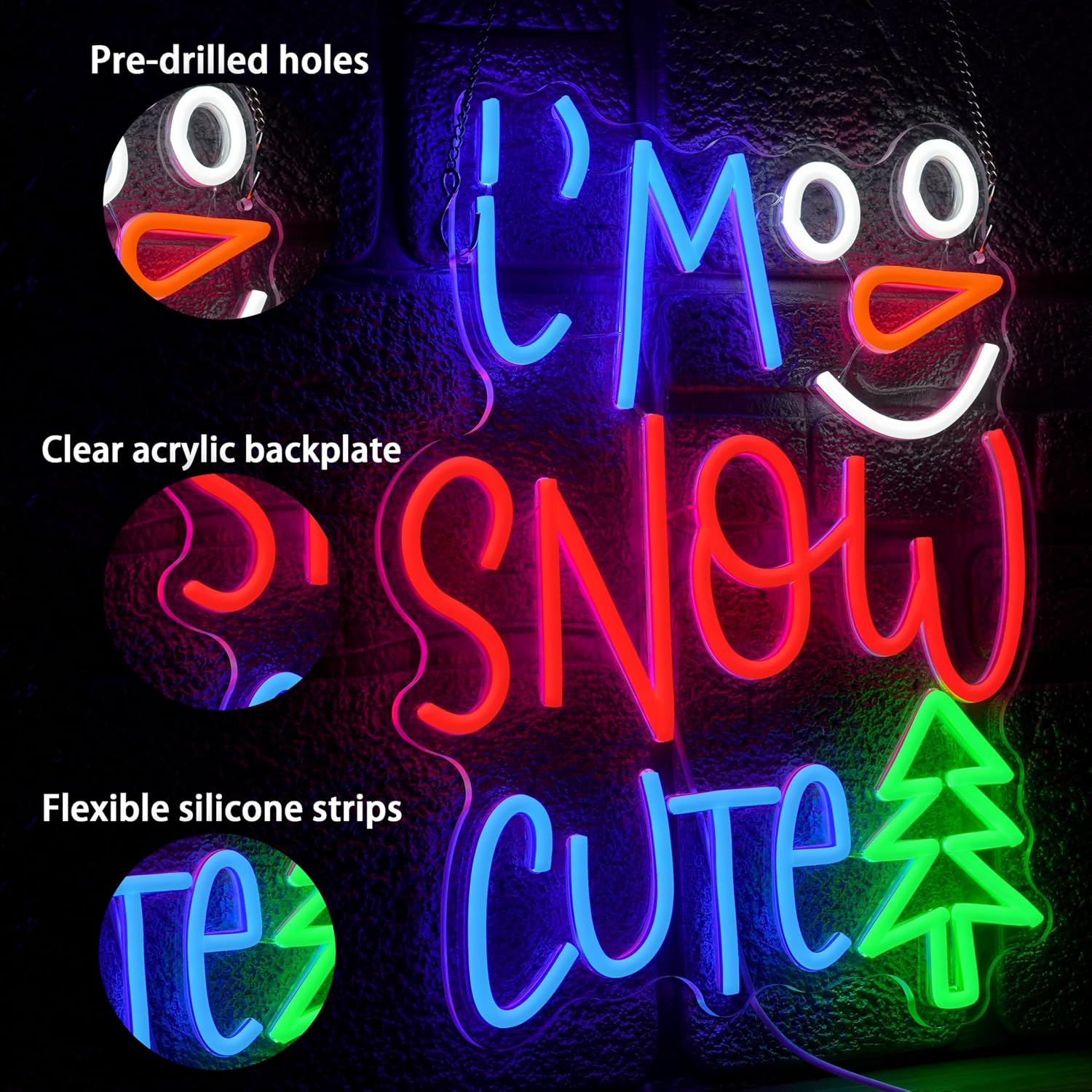 LED Neon Sign I'm Snow Cute Xm - đánh giá và giá Neon Sign Party