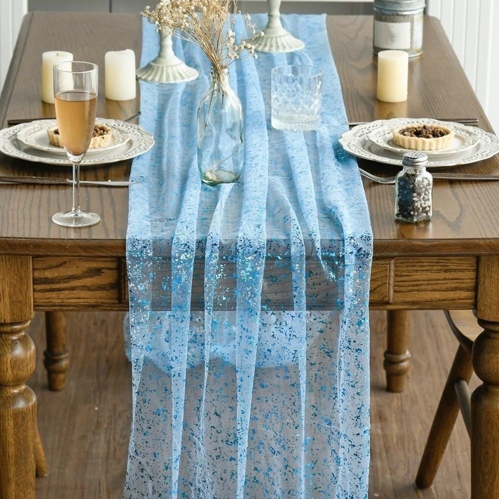 Golden Sequin Glitter Hot Stam - đánh giá và giá Glitter Tablecloth