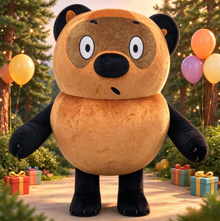 Brown Black Bear Inflatable Ma - đánh giá và giá Event & Party Supply