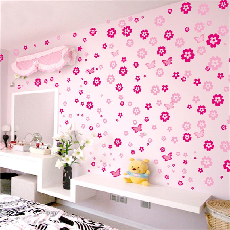 108Pcs Hoa DIY Tường Đề Can Ch - đánh giá và giá Flower Wall Panel